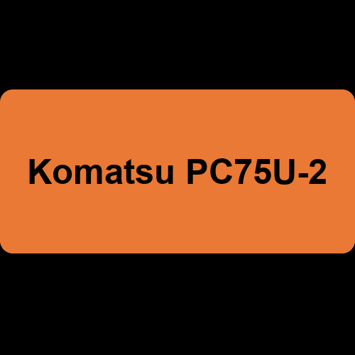 Komatsu PC75U-2